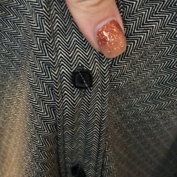 Black and White Pattern Work Blouse by Worthington - Picture 2 of 6